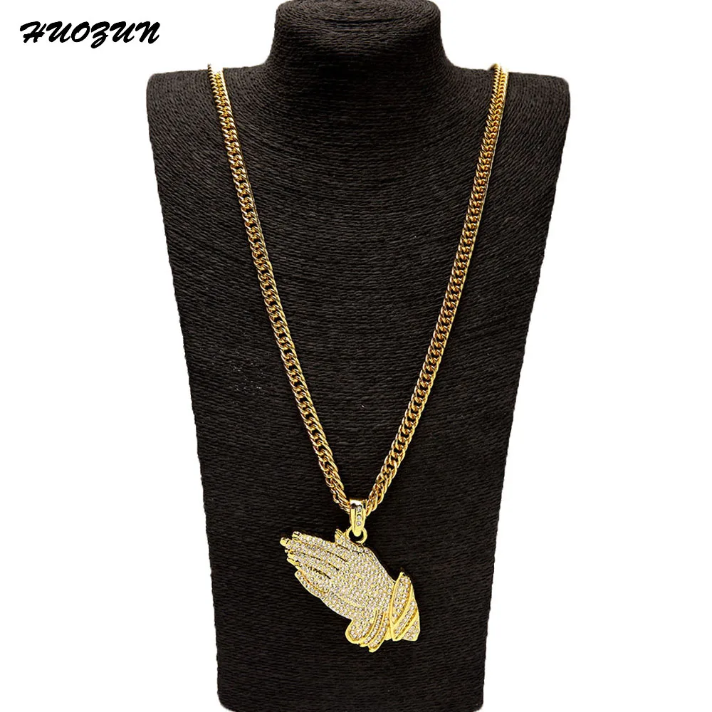 2017New кристалл ожерелье хип-хоп ювелирных изделий Длинные ожерелья подвеска