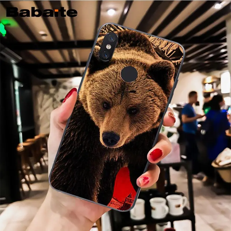 A11 Babaite для русской зимы; медведь чехол для телефона чехол для Xiaomi MiA1 A2 lite F1 Redmi8 6A 4X 5Plus S2 Note7 8Pro 5A 7A - Цвет: A11