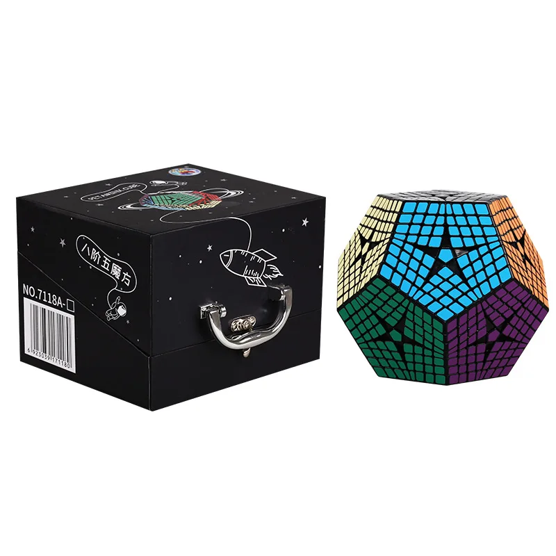 2018 Shengshou Tegaminx Головоломка Куб 12 граней профессиональный 8x8x8 ПВХ & матовая наклейки