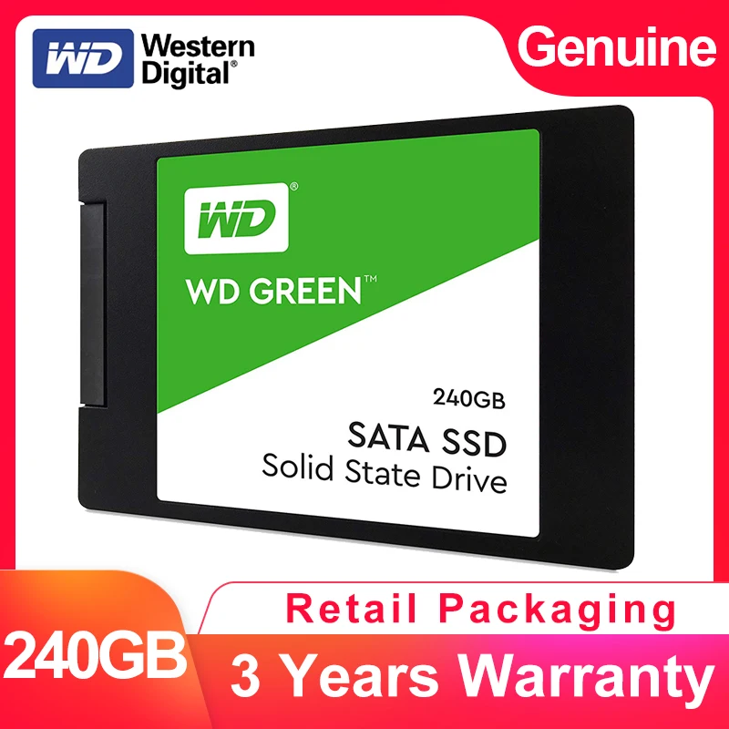 WESTERN DIGITAL WD GREEN PC SSD 240 ГБ внутренний SATA3.0 2 5 &quotтвердотельный диск жесткий для
