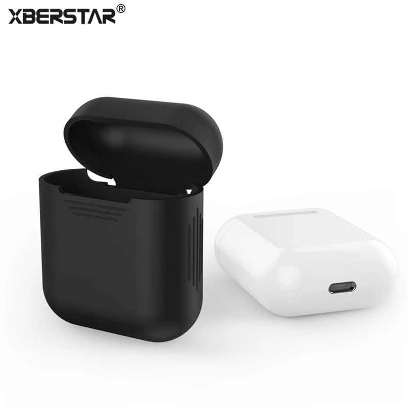 Чехол XBERSTAR для Apple Airpods Air Pods силиконовый чехол защитный аксессуары защиты от