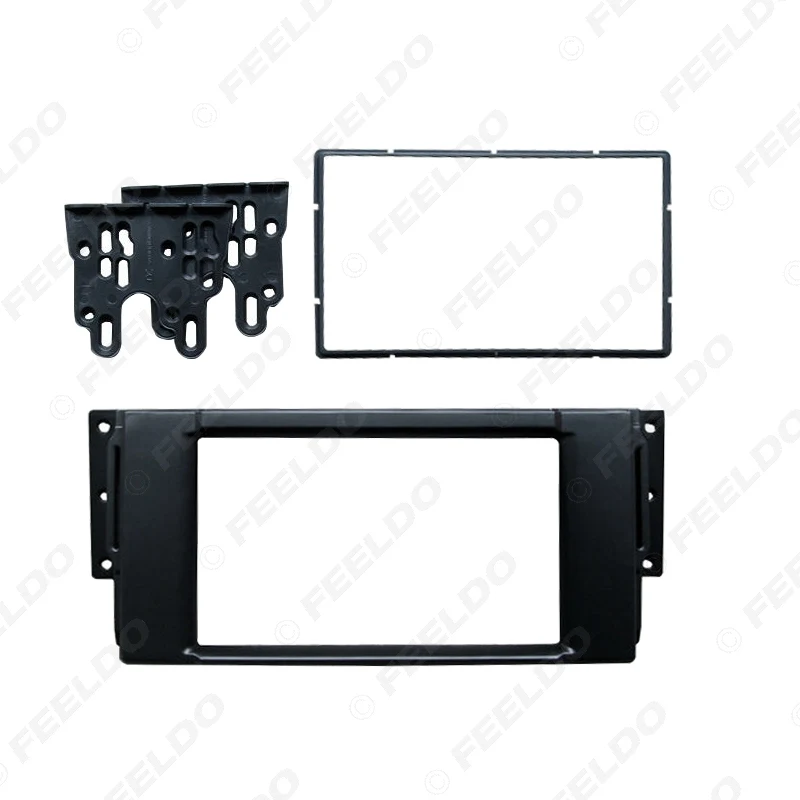 FEELDO 2DIN Автомобильная CD/DVD Радио панель Рамка для Land Rover Range Rover/Freelander/Discovery