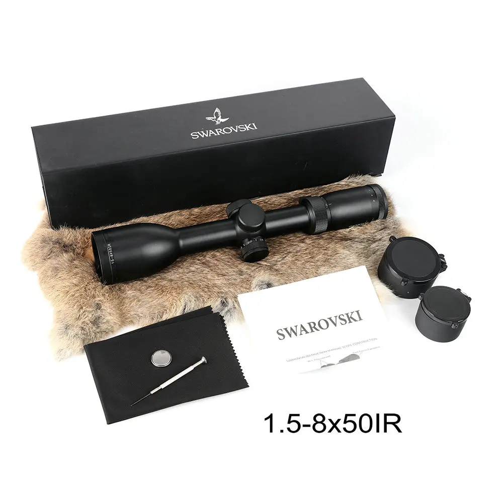 Прицел Swarovskl 4-20x56/2,5-15x56/1,5-8x50/1-6x24 стекло гравированное сетка с башенками сброс охотничьи стрелковые прицелы