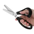 23,5 см, ЗигЗаг, вырезание одежды, искусственные ножницы, кожаное ремесло