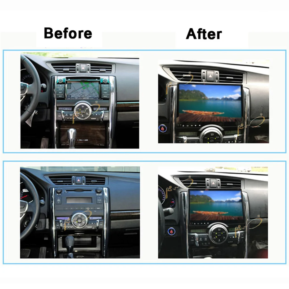 Android 8 1 автомобильное радио GPS для Toyota Reiz Mark x 2011-2017 стерео головное устройство Wifi