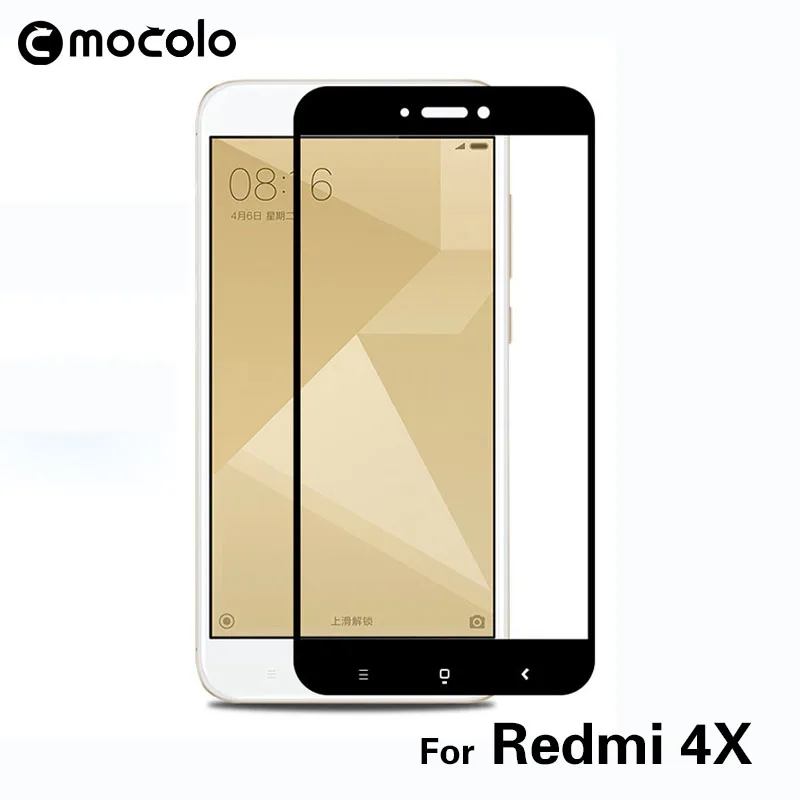 Для Xiaomi Redmi 4X защита экрана Mocolo полное покрытие 9H Закаленное стекло пленка для Redmi 4X Стекло защита экрана
