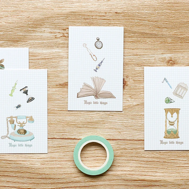 28 листов/набор волшебная ручная палка мини ломо открытка/поздравительная