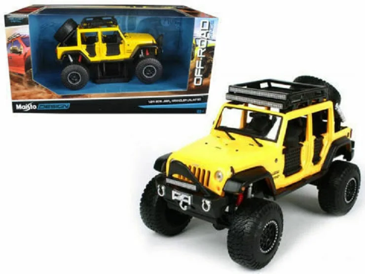 MAISTO 1:24 внедорожник короли 2015 JEEP WRANGLER неограниченная литая модель