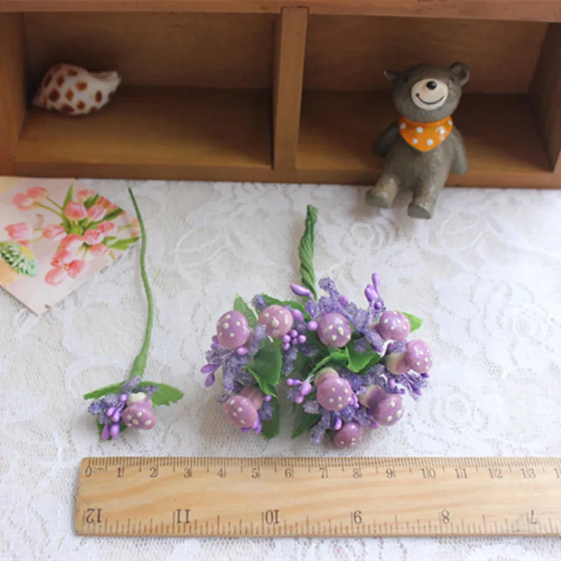 Бесплатная доставка 8 искусственных цветов пузырьковый грибной луч/альбом для