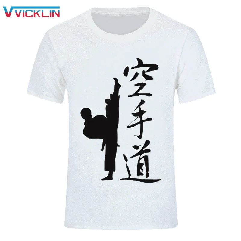 Новые летние мужские футболки с принтом Shotokan Samurai графические модные