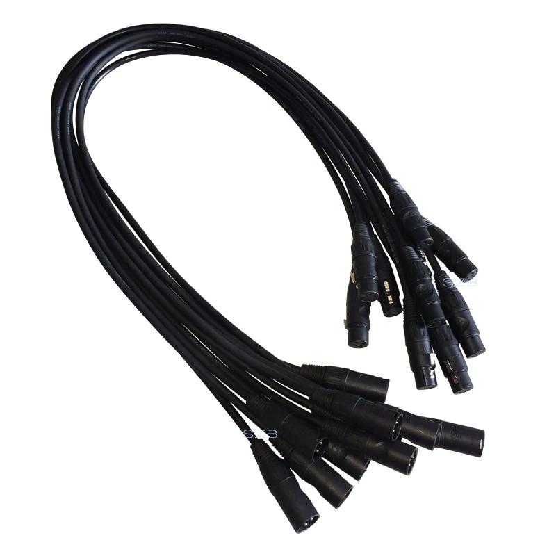 Кабель dmx для подключения сигнала DMX 3 pin длина 1 метр кабель 5 фута XLR сцены