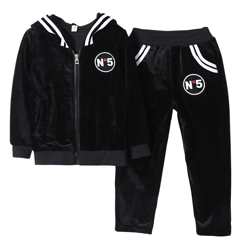 Kids Clothes Boys Spring Autumn Set Teenagers Casual Suit 2pc Hooded Coat+Pants Children Sports Sets |