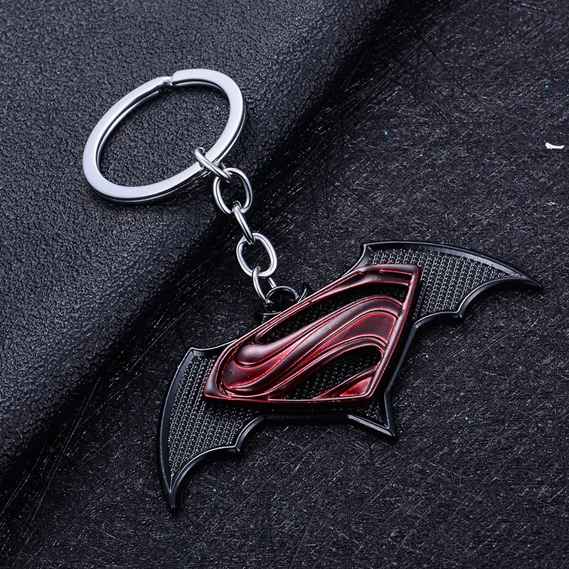 Модные супергерой Marvel брелок с Бэтменом Для мужчин Человек-Паук автомобильный