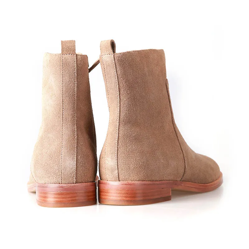 Непроницаемые Винтажные ботинки Martin из искусственной кожи; botas media pantorrilla encaje hasta mediados tacones botas DE montar mas zapatos