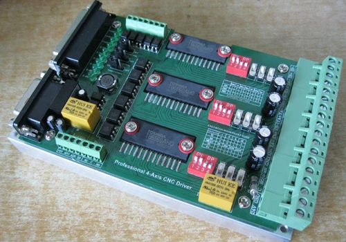 CNC engraving machine control panel 3A axis drive plate with radiator TB6560 | Электронные компоненты и