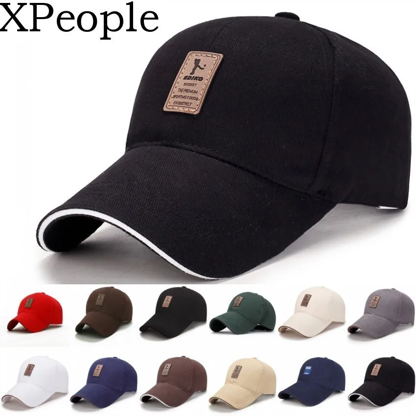 Классическая бейсбольная кепка XPeople Polo хлопковая Регулируемая Кепка для мужчин и