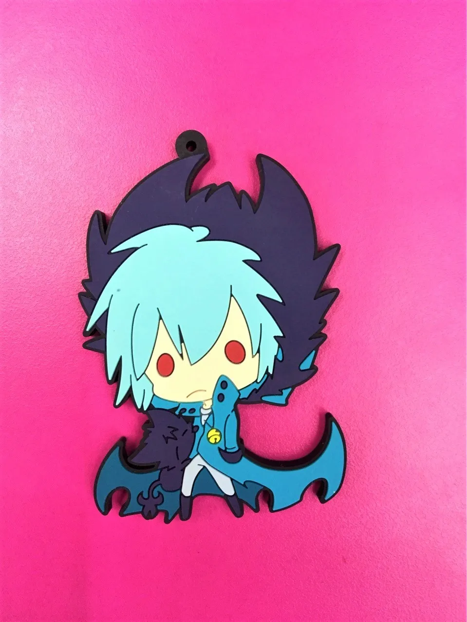 G535 Servamp аниме брелок вампир MAHIRU KURO Снежная Лилия JEJE HYDE Резиновый Ремешок/талисманы для мобильного телефона