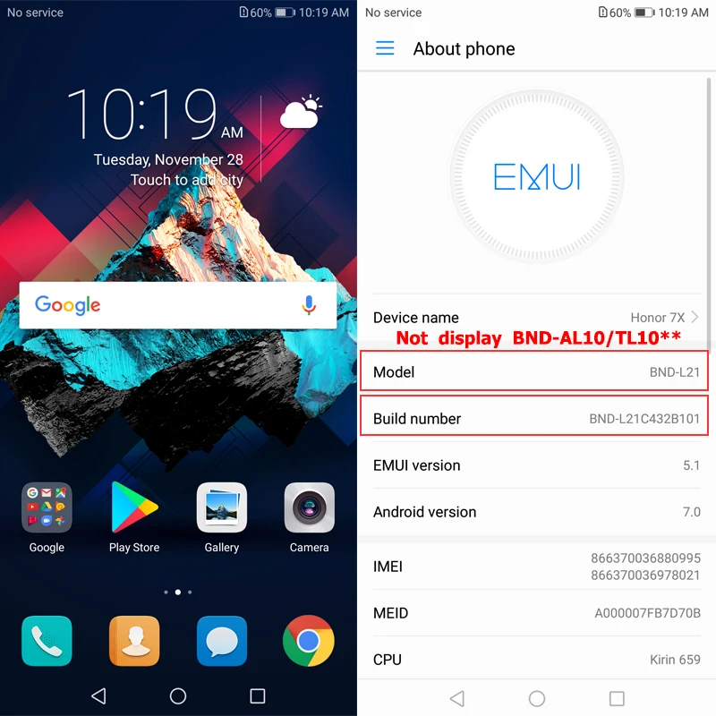 Global ROM Huawei Honor 7X 4G 64G b7 Original Mobile Phone Octa Core Dual Rear Camera 3340mAh 5.93 inch 2160*1080P Fingerprint | Мобильные