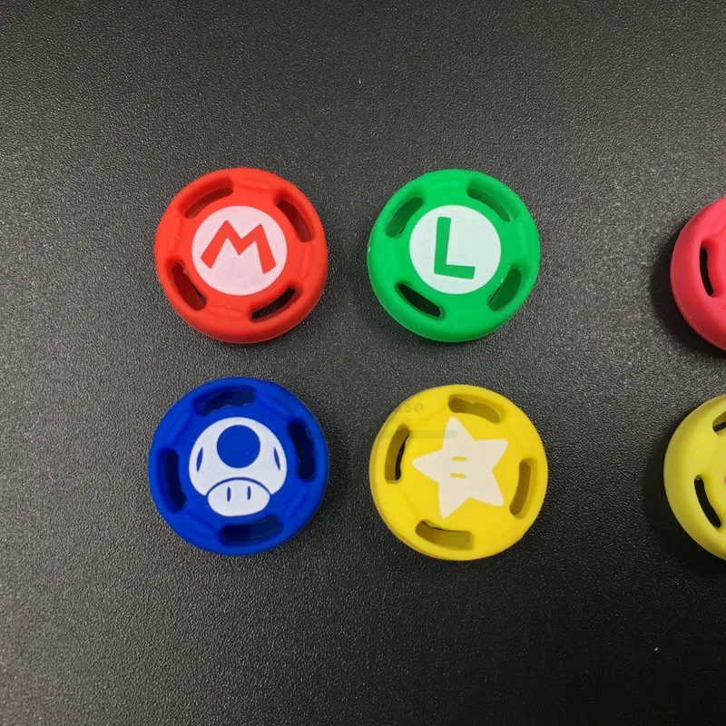ДЛЯ NS Joy-con Joy con Splatoon 2 Силиконовый колпачок джойстик для большого пальца крышка джойстика Крышка для kingd переключатель Pro контроллер для Mario дизайн