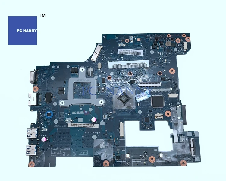 Материнская плата PCNANNY QAWGE LA-8681P для Lenovo ideapad G485 14 ''материнская ноутбука |