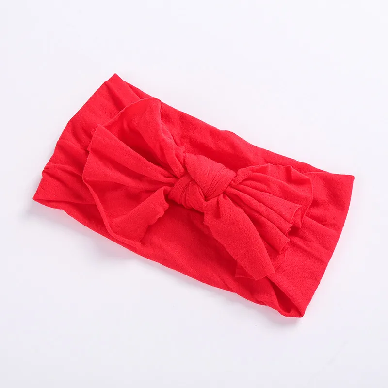 12 шт. модные банты широкие нейлоновые повязки на голову для новорожденных