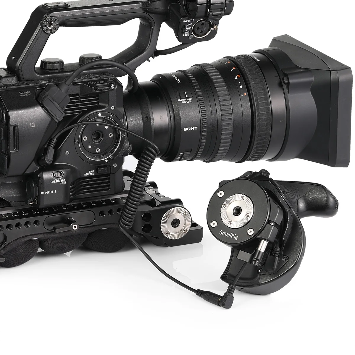 Smallrig Arri rosette + 2 5 мм Lanc удлинитель для Sony fs5 grip адаптер с быстроразъемным