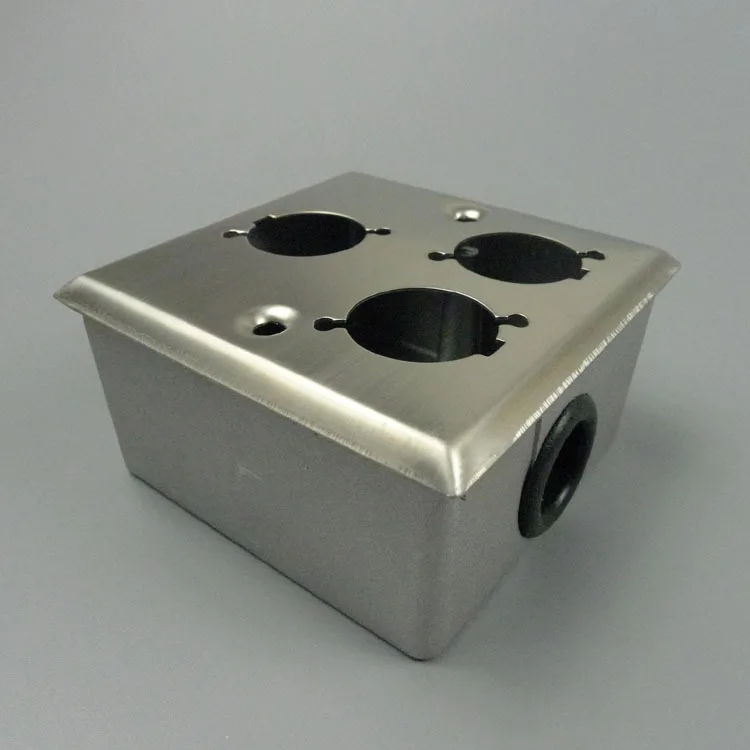 Настенная пластина из нержавеющей стали с тремя портами типа D|wall plate|plate wallplate