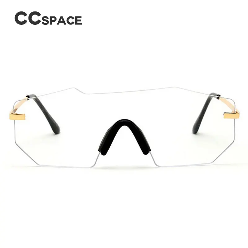 CCSPACE, прямоугольные Соединенные линзы, крутые солнцезащитные очки для мужчин и женщин, Серебряные очки, фирменный дизайн, очки с защитой от ультрафиолета 45198
