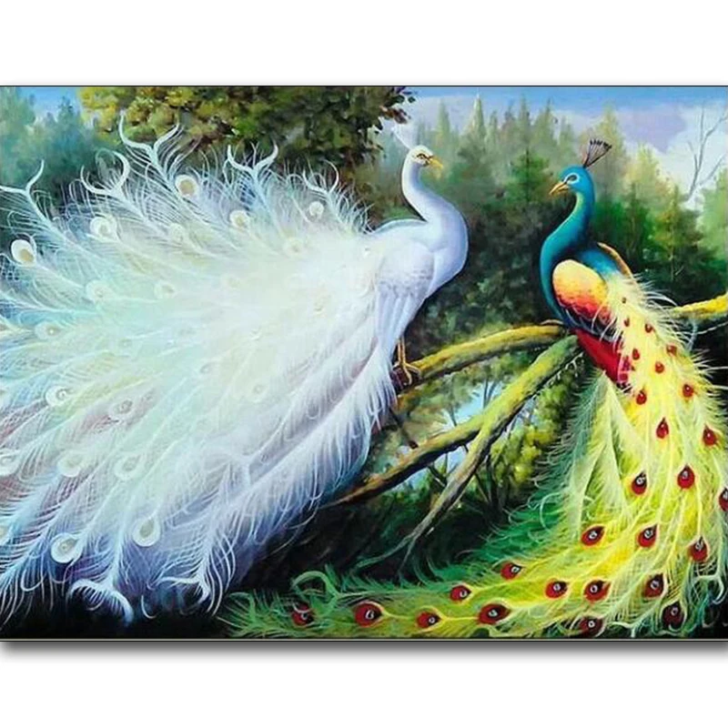 Алмазная живопись наборы для вышивки крестиком алмазная вышивка картины павлина