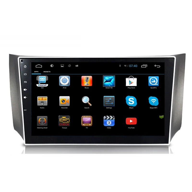 Aoluoya IPS RAM 2 ГБ + 32 Android 7 1 автомобильное радио DVD GPS навигация для Nissan Sylphy 2013 2014 2015 2016