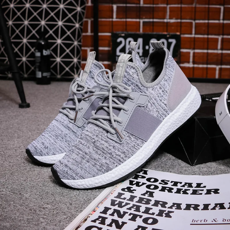 Кроссовки мужские сетчатые дышащие Повседневная Удобная Уличная обувь для