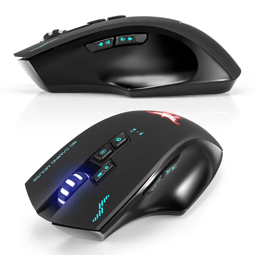 Беспроводная игровая мышь ONIKUMA Combat W100 2 4 ГГц перезаряжаемая RGB LED 2400 точек/дюйм