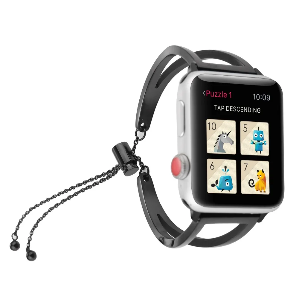 2018 Newest Released Vintage Classy Stainless Steel strap for Apple Watch Band series 4 3 2 1 stainless steel band women | Электроника