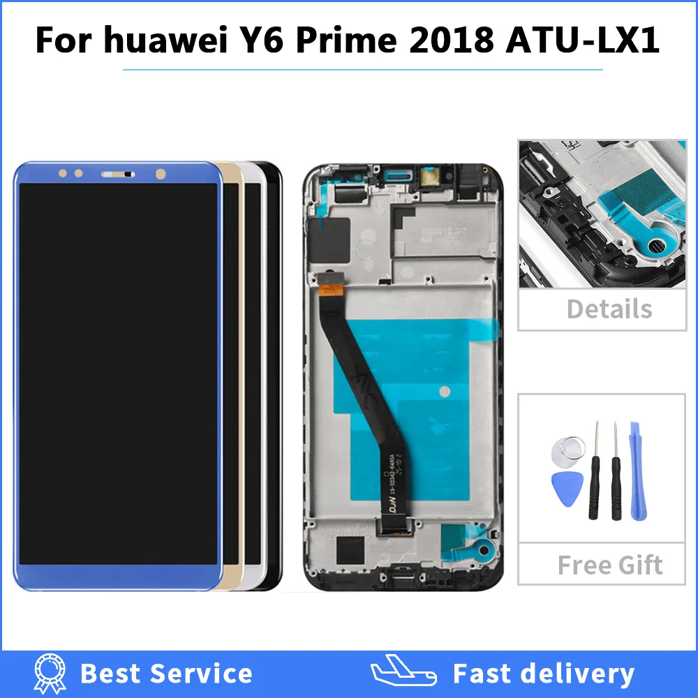 Y6 Prime 2018 ЖК-дисплей для huawei ATU L11 L21 L22 LX1 LX3 L31 L42 сенсорный экран дигитайзер сборка с
