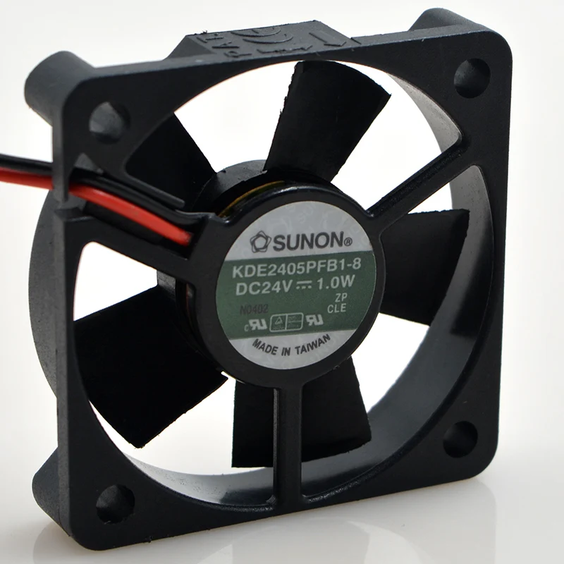 KDE2405PFB1-8 SUNON 5 см 5010 50*50*10 мм DC 2 v 1,0 Вт 2 линии Вентилятор охлаждения