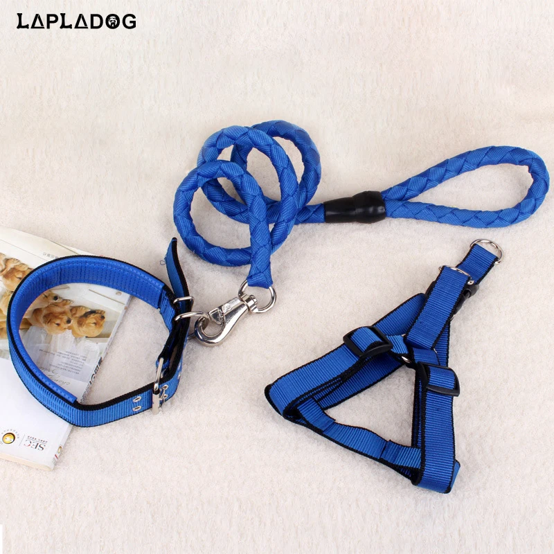 3 в 1 Нейлоновый Регулируемый поводок для собак|collar leash set|for puppyleash set |
