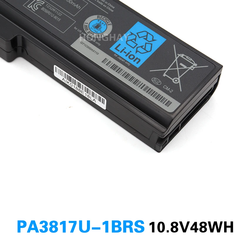 Honghay PABAS228 Аккумулятор для ноутбука Toshiba L750 L700 C660 C660D L740 L770 L640 A600 L645 PA3817U 1BRS PA3818U
