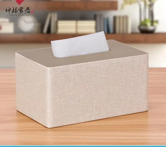 small imitated oak Высококачественный pu кожаный держатель для бумажных полотенец pu кожаные коробки для салфеток Авто Декор для интерьера чехол для полотенец органайзер для носового платка - Цвет: small imitated oak