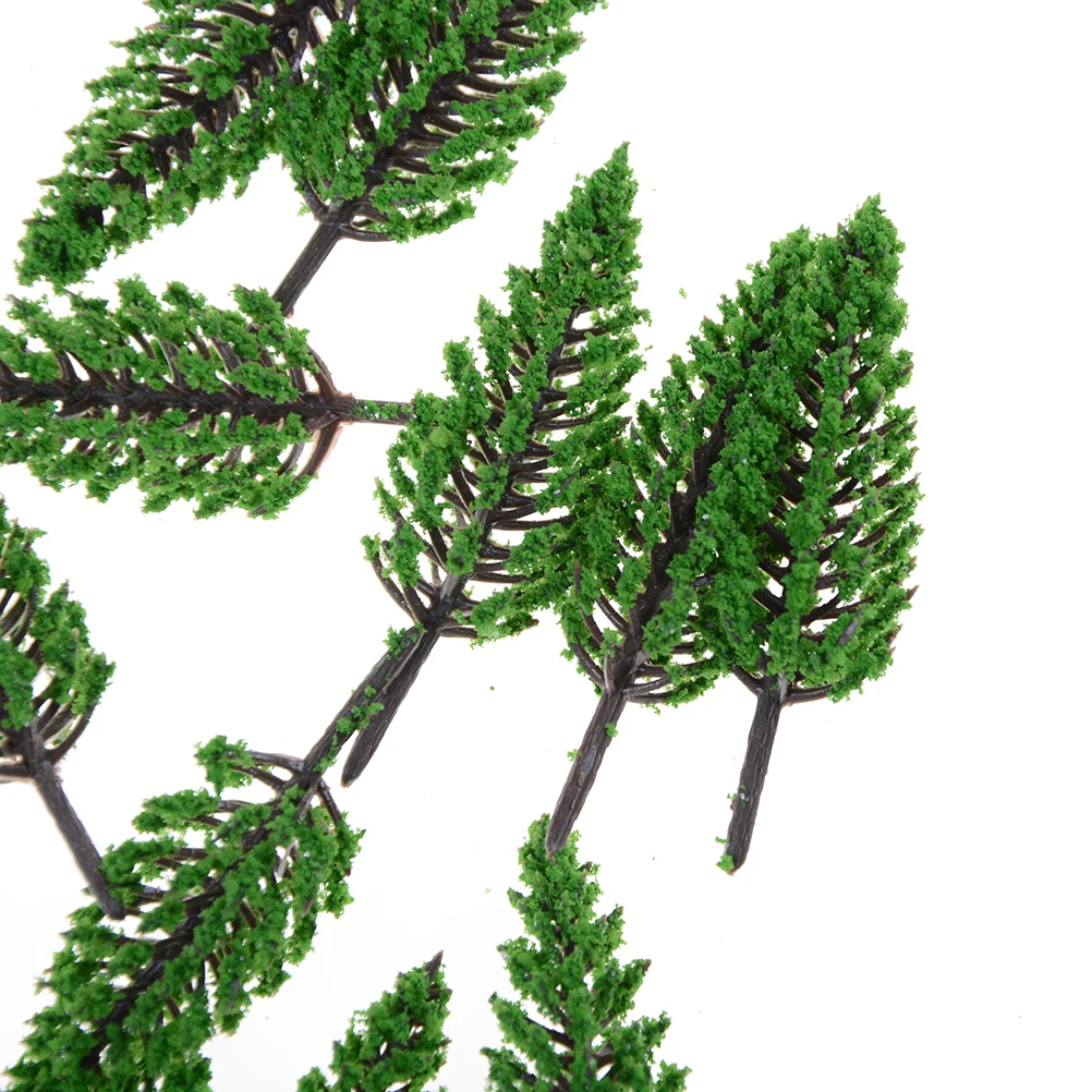 65 мм пластиковые модели деревьев для железнодорожного дома парка улицы Зеленый