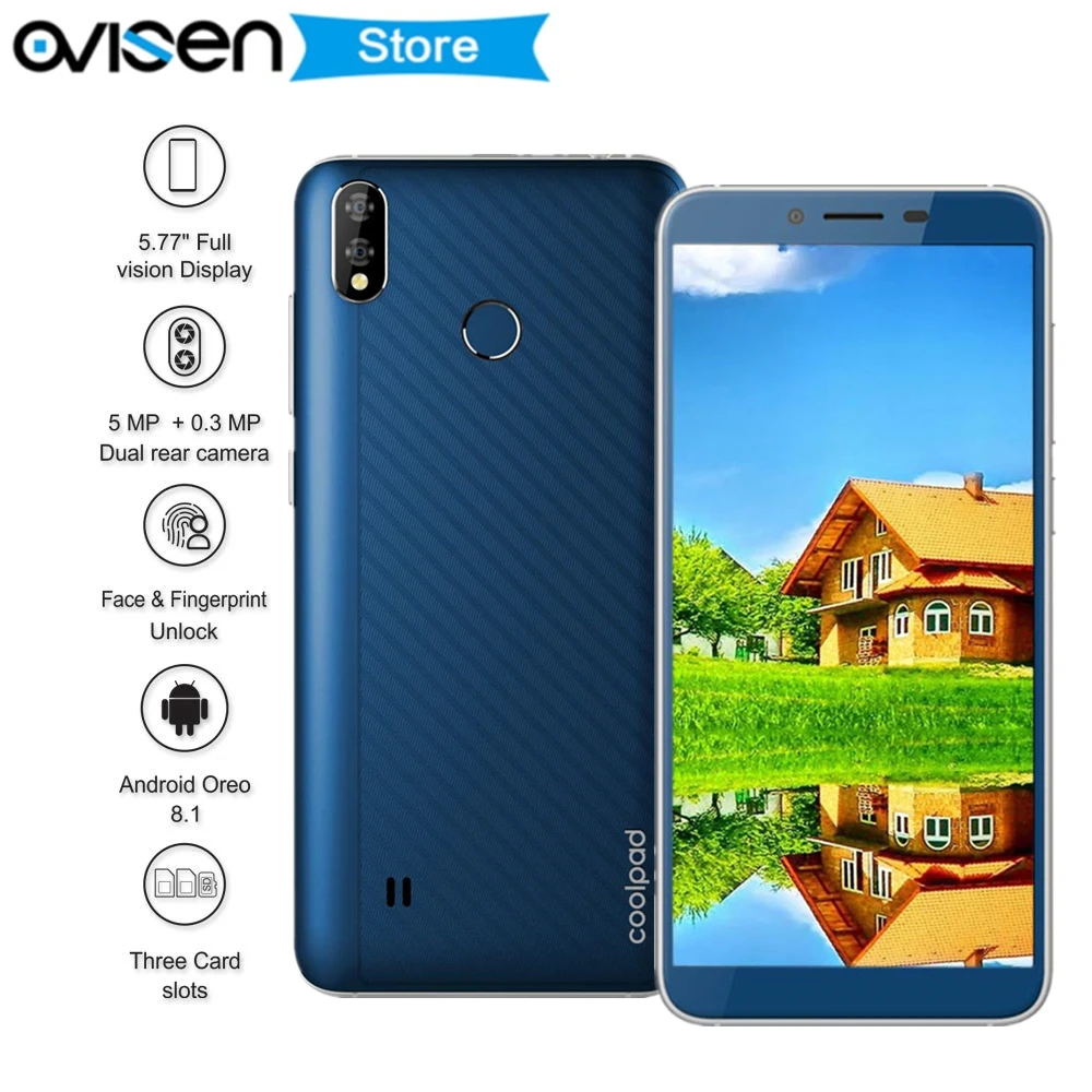 Оригинальный смартфон Coolpad mega 5 MT6739 3 ГБ 32 77 дюйма 18:9 экран Android 8 1 13 МП 3000