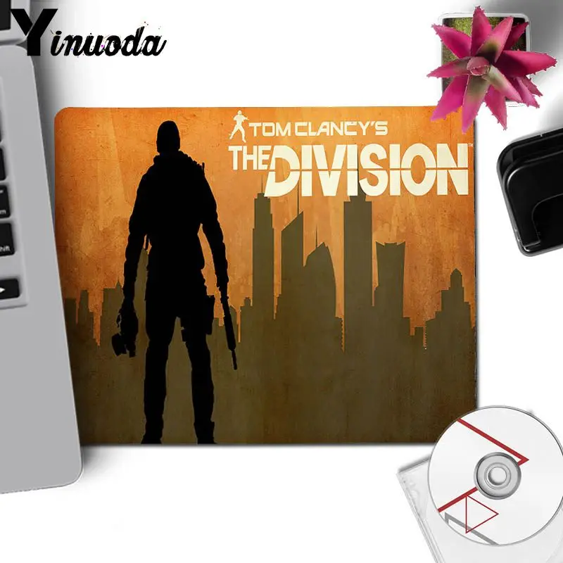 Yinuoda дизайн tom clancy's the division офисные мыши геймер мягкий коврик для мыши большой коврик для мыши клавиатуры коврик