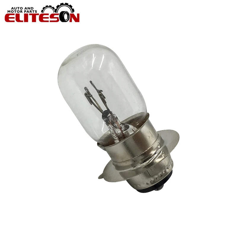 1 шт. T19 P15D-25-1 прозрачный мотоциклы передняя фара лампа накаливания 12V 35/35 Вт двойной нитью накала