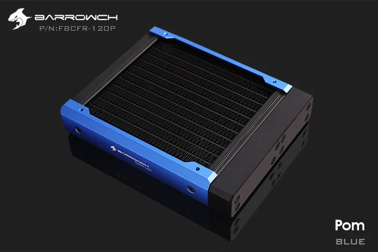 Встроенный радиатор Barrowch модульный 120 мм акриловый/POM съемный подходит для