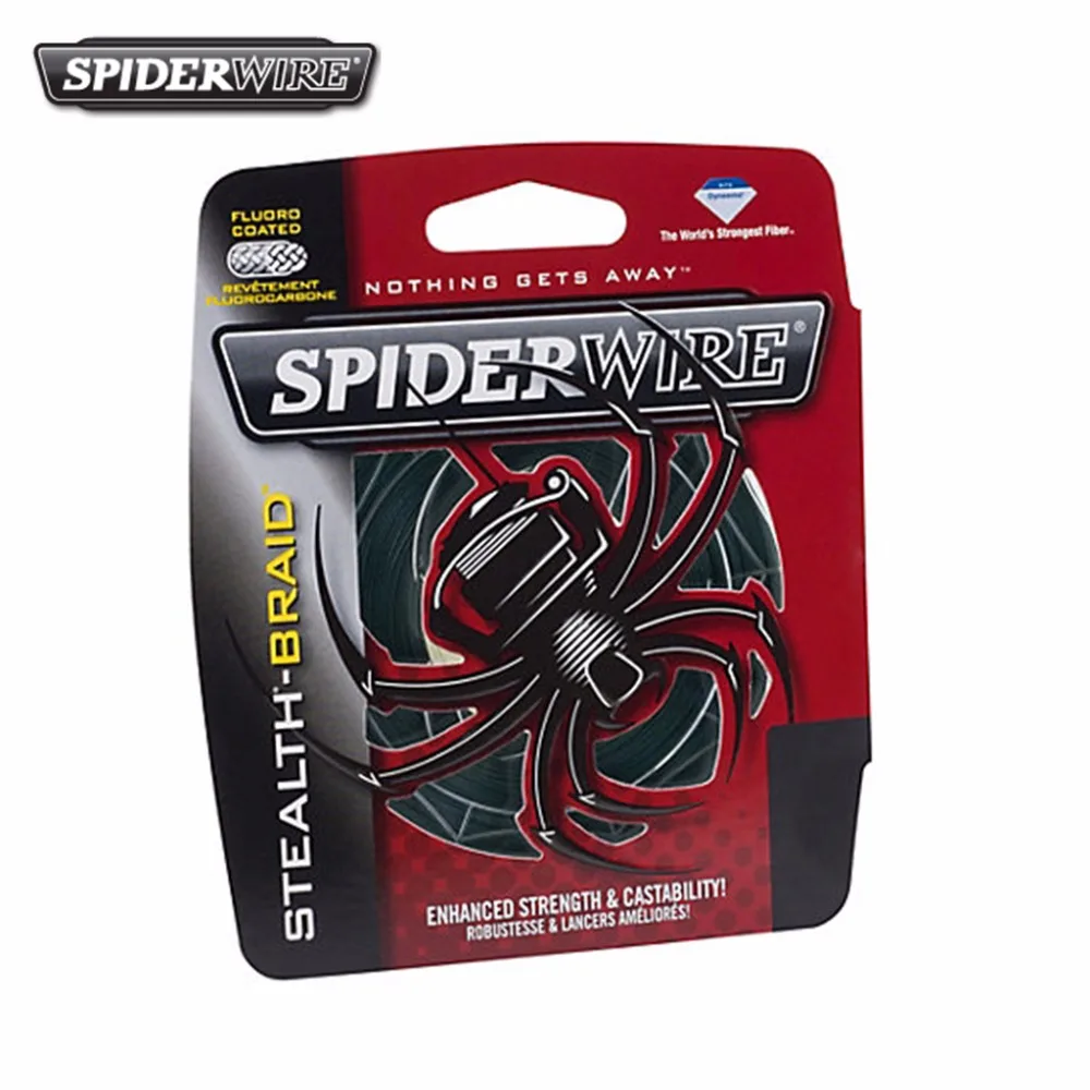 Оригинальный Spiderwire бренд стелс 125yd 114 м Рыбалка линия привет-vis желтый Суперлуны