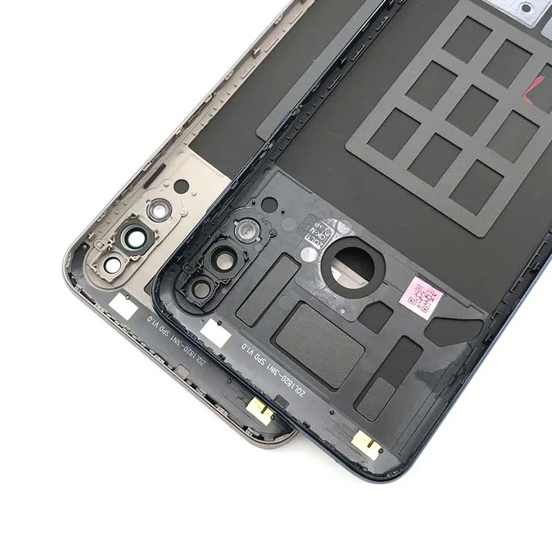 Для Asus Zenfone Max Pro M2 ZB631KL задняя крышка батарейного отсека задняя крышка чехол со стеклянной вспышкой для объектива камеры