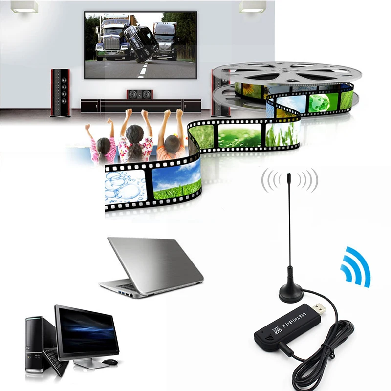 Цифровой USB 2,0 ТВ-палка FM DAB DVB-T RTL2832U R820T SDR DAB FM HD ТВ-тюнер приемник палка ИК-пульт с антенной O4