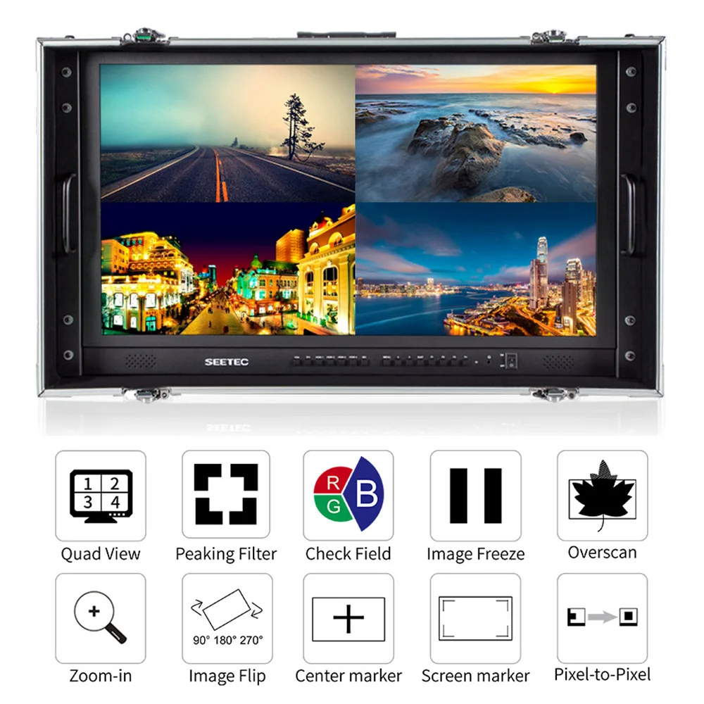 SEETEC 4K280 9HSD CO 28 ''Pro РАДИОВЕЩАТЕЛЬНЫЙ ЖК монитор 4 K UHD 3840x2160 HDMI 3g SDI dvi вход
