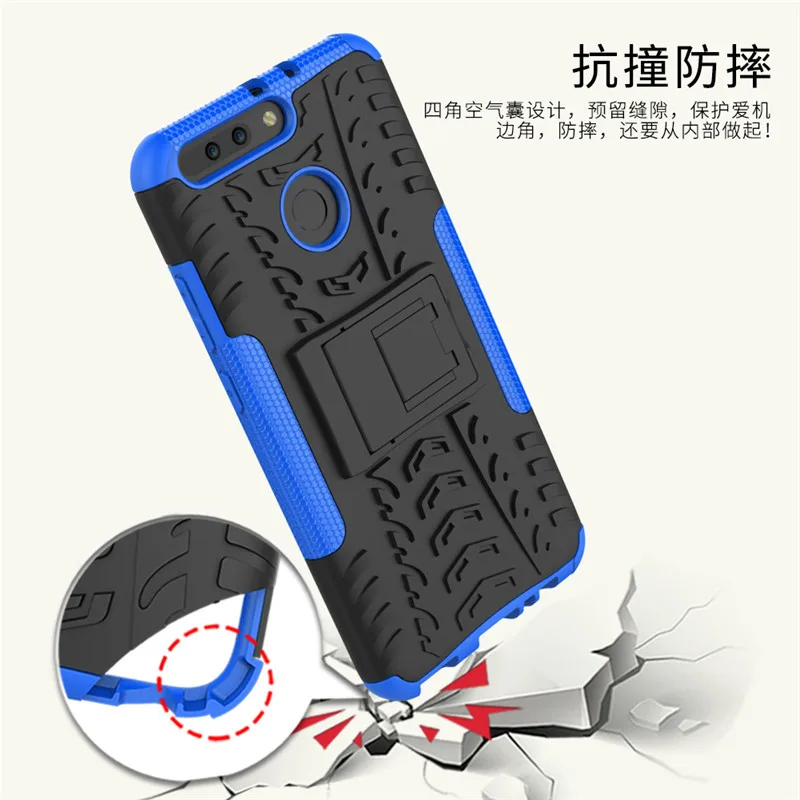 Чехол toparmor для Huawei Honor 5A 5C 6C 6X7 8 V9 Heavy Duty Armor противоударный PC + TPU чехол Y6 II Enjoy 6S Pro |