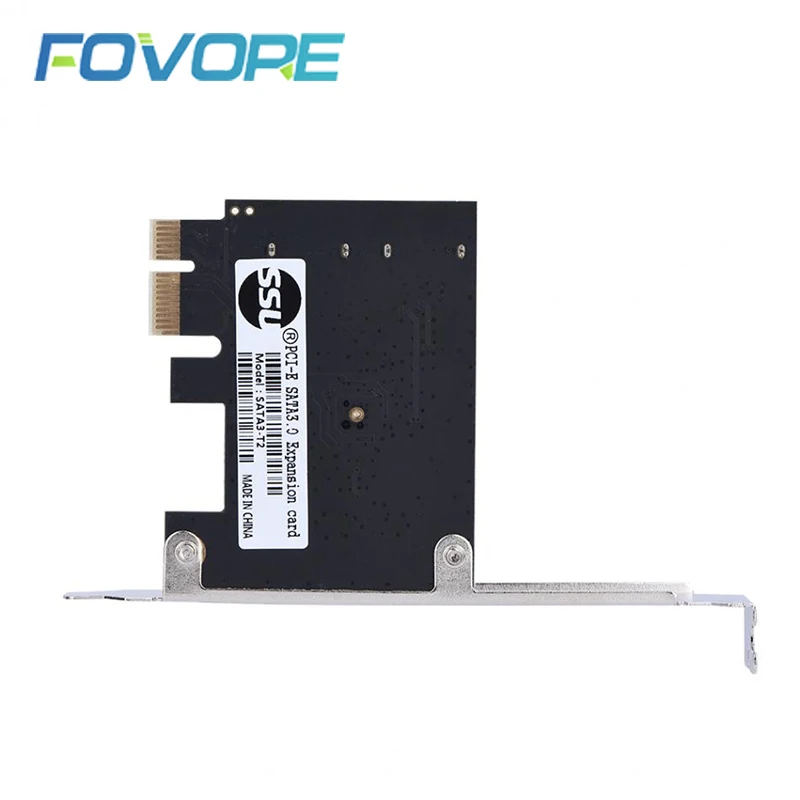 Плата расширения SATA 2 порта 3 0 III 6 Гбит/с PCI e плата express адаптер к PCIe с