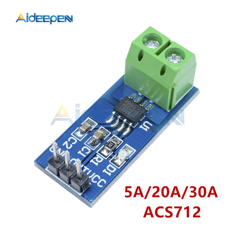 Модуль датчика тока Холла ACS712 5A 20A 30A для Arduino 1 шт.|Детали и аксессуары приборов| |